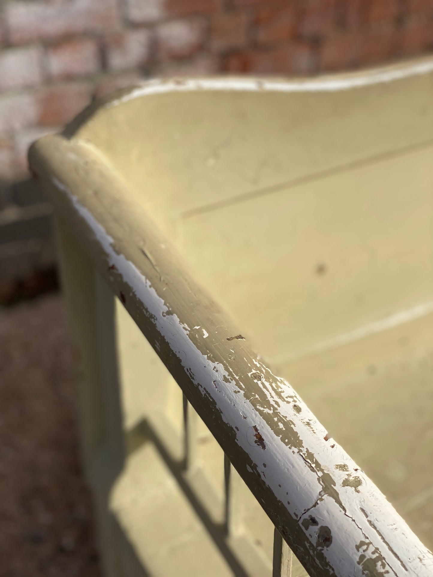 19th century Hungarian pine bench