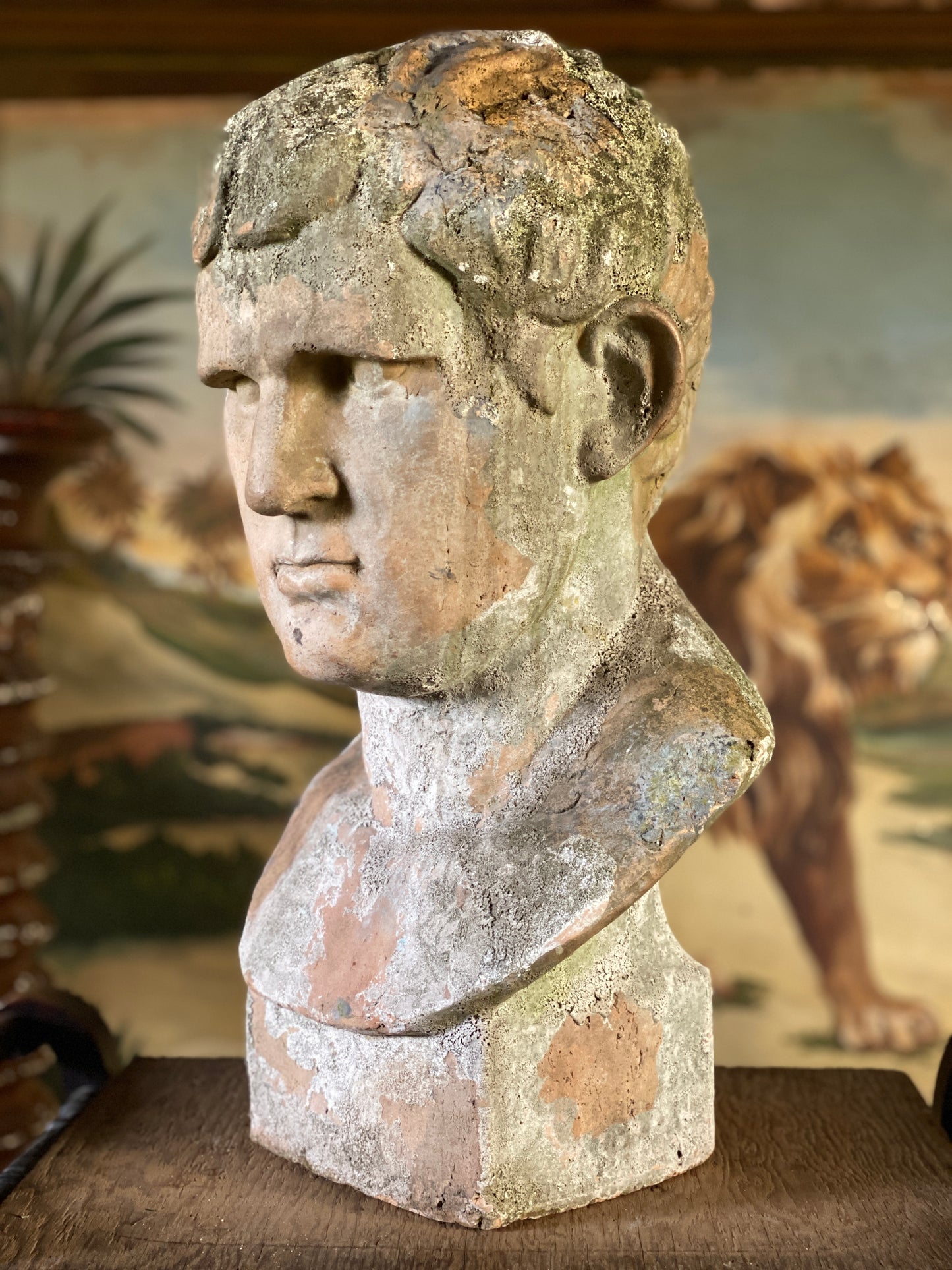 Terracotta bust
