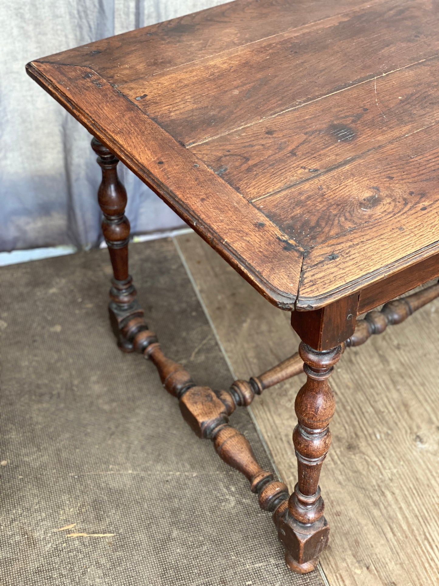 18th century French tax collecting table