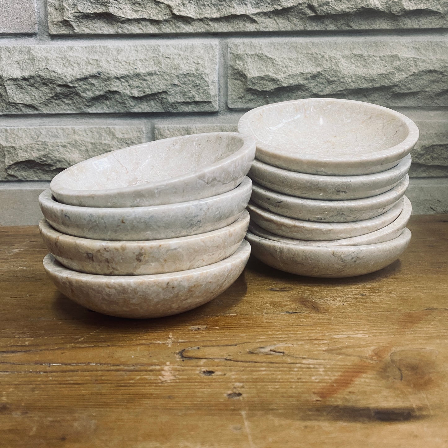Indonesian marble soap dishes