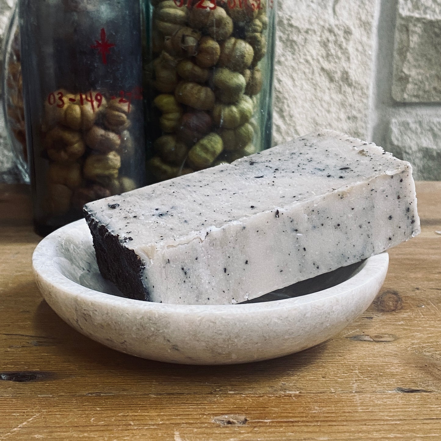 Indonesian marble soap dishes