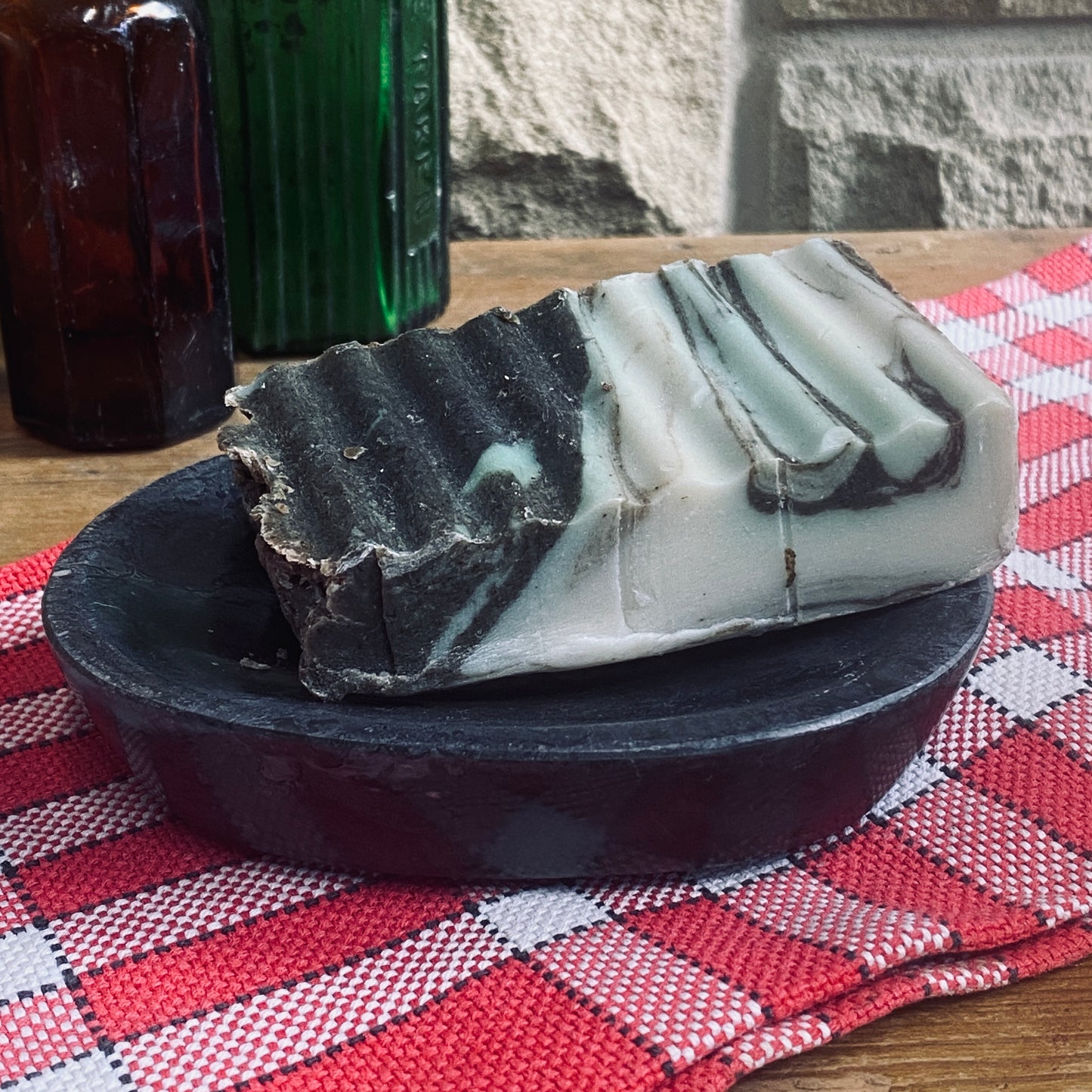 Indonesian marble soap dishes